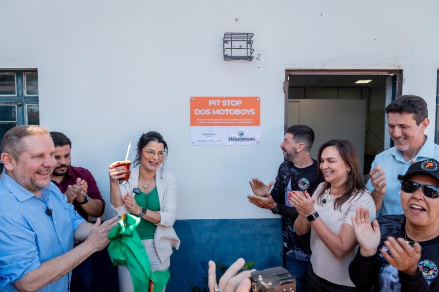 Prefeitura inaugura Pit Stop para motoboys na rodoviária